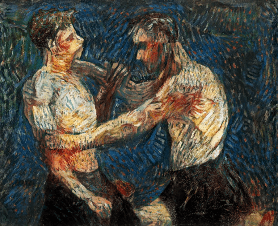 Style transfer for improved visualization of underdrawings and ghost paintings: An application to a work by Vincent van Gogh